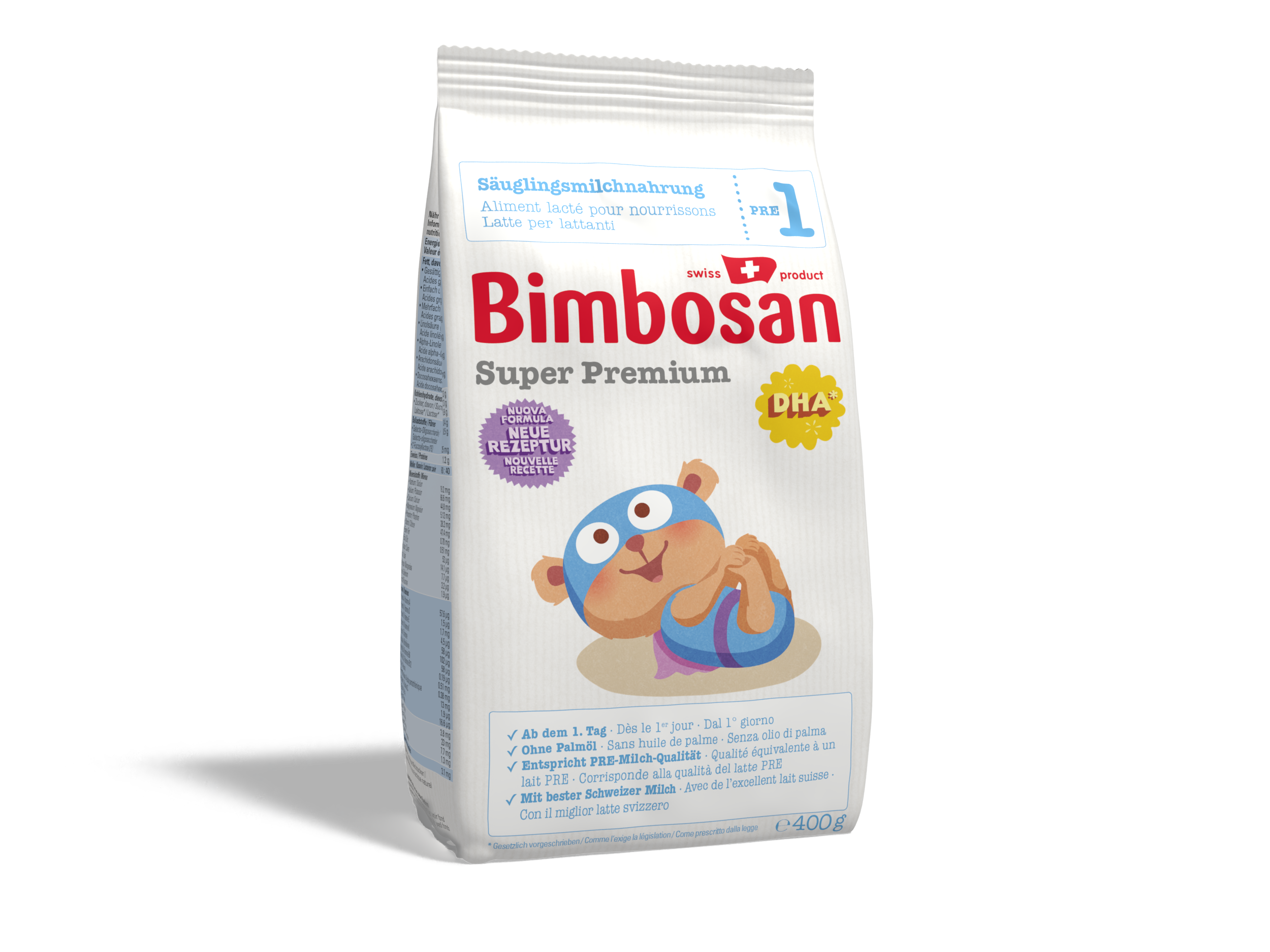Image of Bimbosan Super Premium 1 Säuglingsmilch refill Btl 400 g