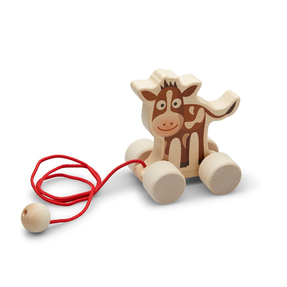 Image of Bimbosan Trauffer Holzkuh auf Rädern