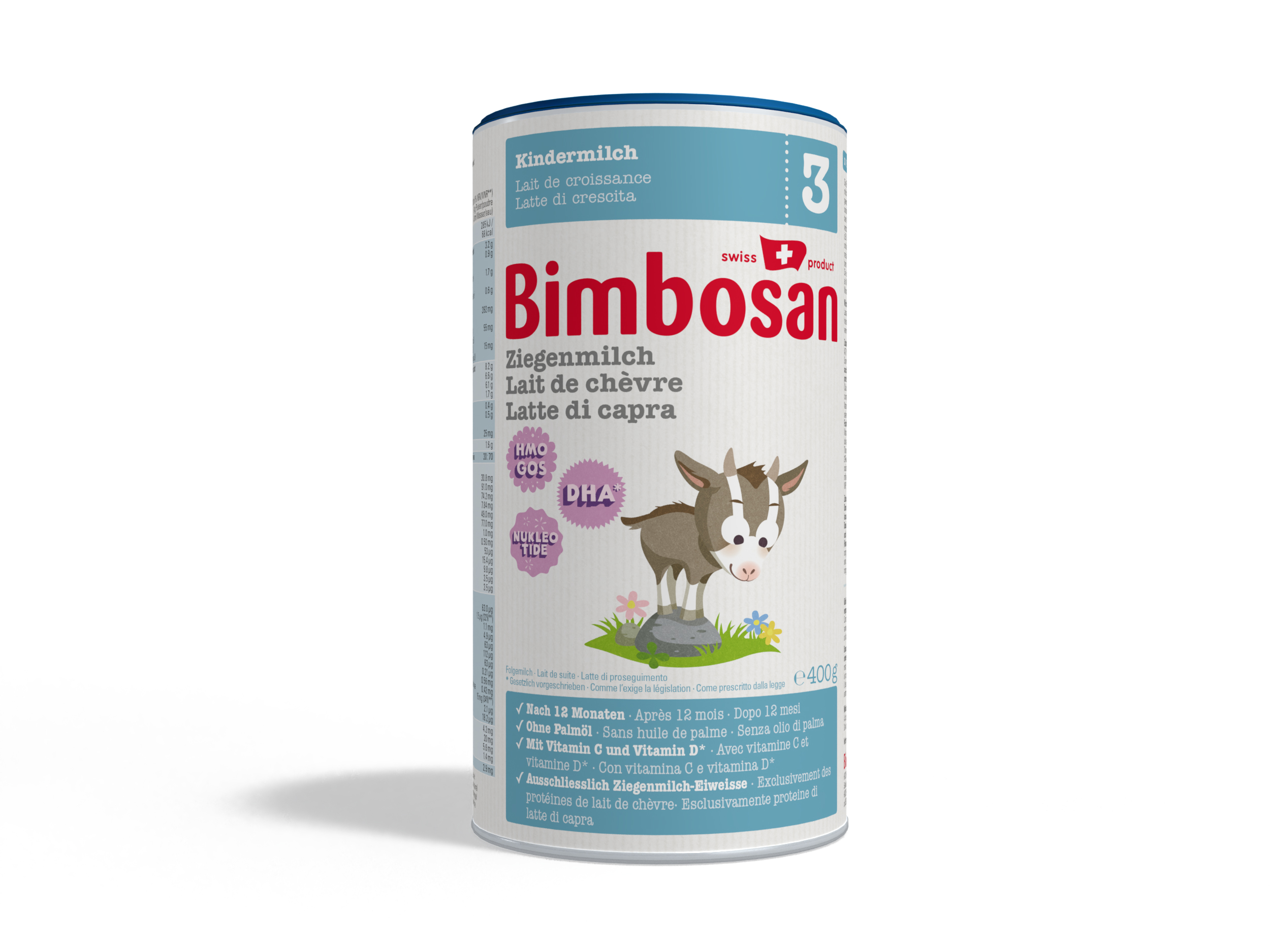 Bimbosan Ziegenmilch 3 Kindermilch Ds 400 g | Babynahrung | Schoppenflasche & Milchpulver | Eltern & Kind