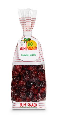 Image of Bio Sun Snack Cranberries Bio Btl 200 g