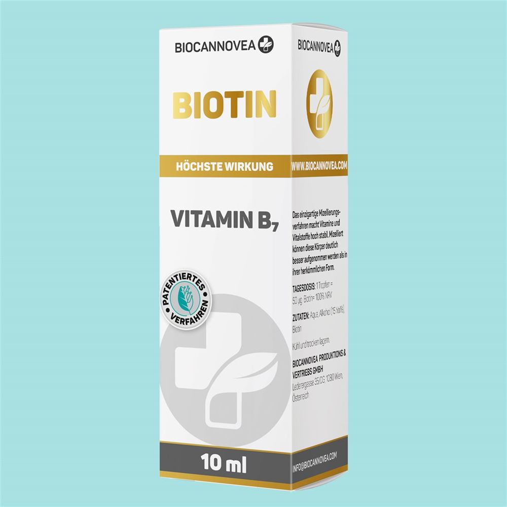 Image of Biocannovea Biotin Vitamin B7 Fl 10 ml