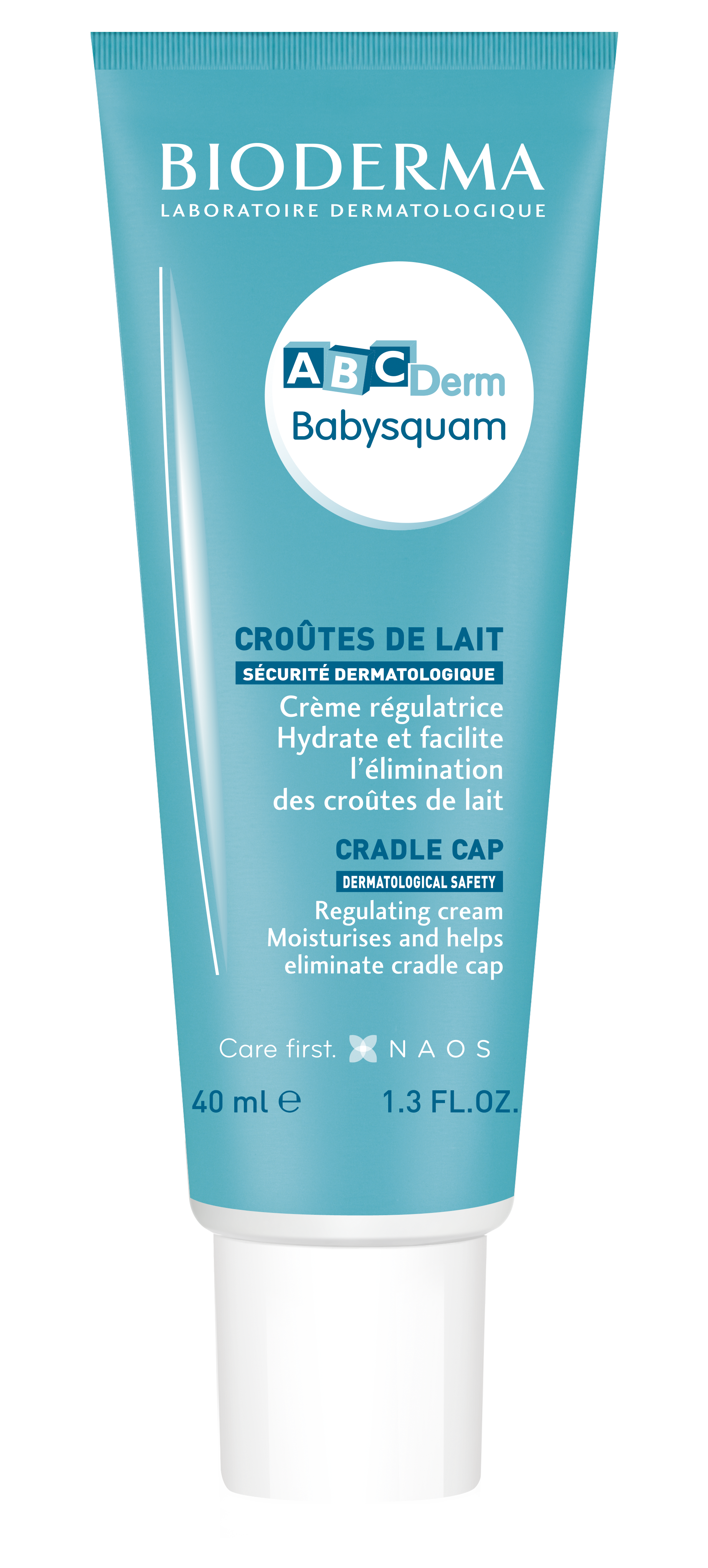 Image of Bioderma ABCDerm BabySquam Creme anti-croûtes de lait bébés et enfants Tb 40 ml