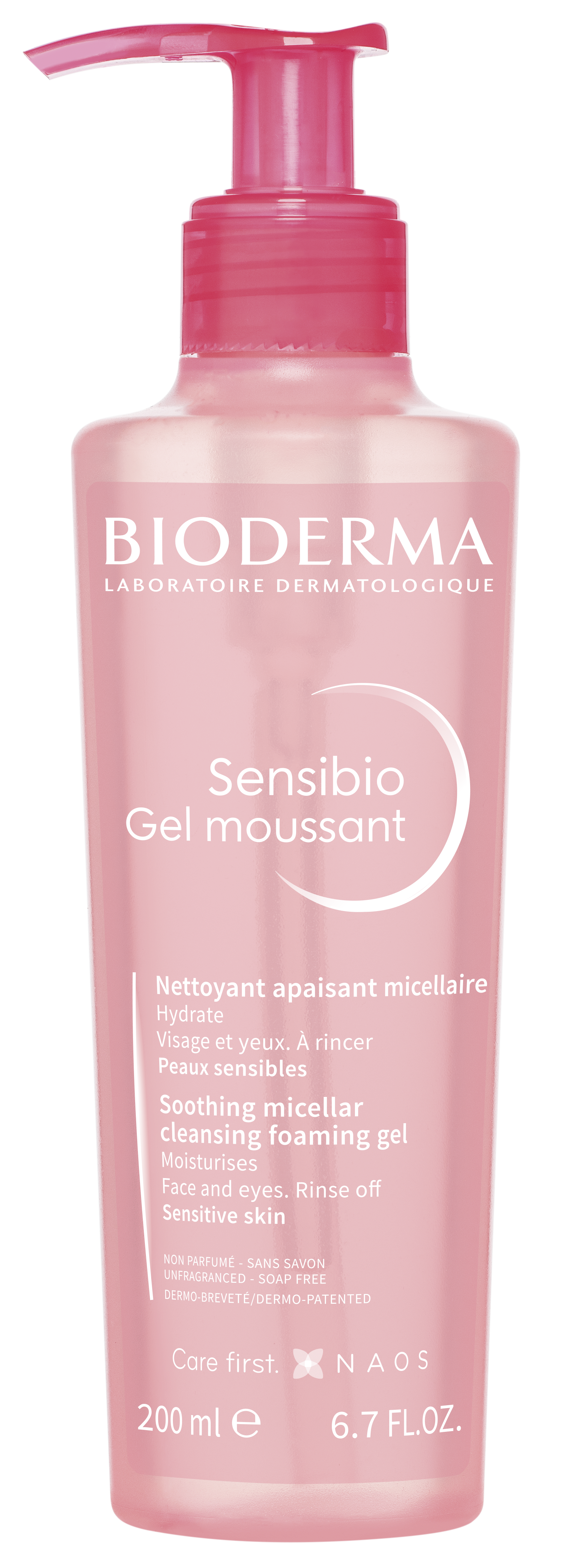Image of Bioderma Sensibio Gel Nettoyant Peau Seche 200 ml