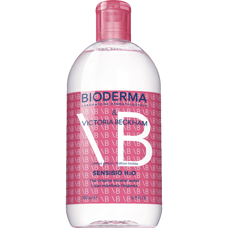 Image of Bioderma Sensibio H2O eau micellaire Victoria Beckham 500 ml