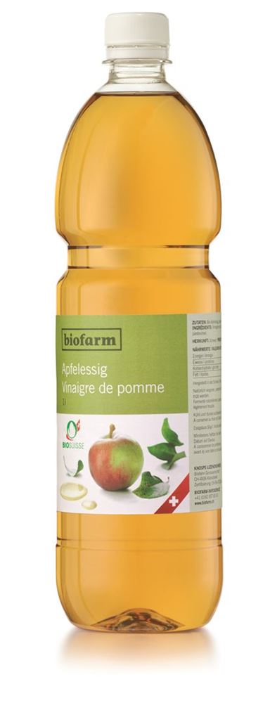 Image of Biofarm Apfelessig Knospe Pet Fl 1 lt