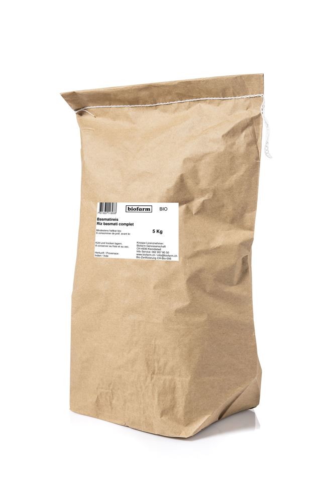 Image of Biofarm Basmatireis Knospe Sack 5 kg