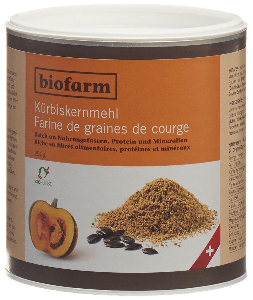 Image of Biofarm Kürbiskernmehl Knospe CH Ds 250 g