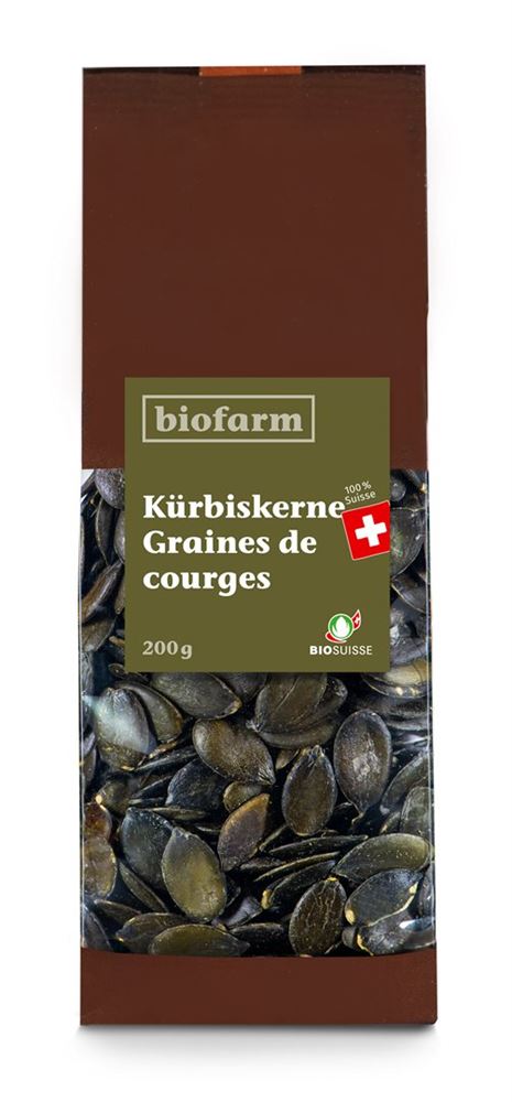 Image of Biofarm Kürbiskerne Knospe CH Btl 200 g