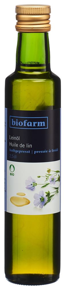 Image of Biofarm Leinöl Knospe Fl 2.5 dl