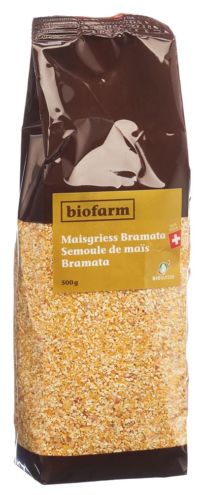 Biofarm Maisgriess Bramata Knospe Btl 500 g