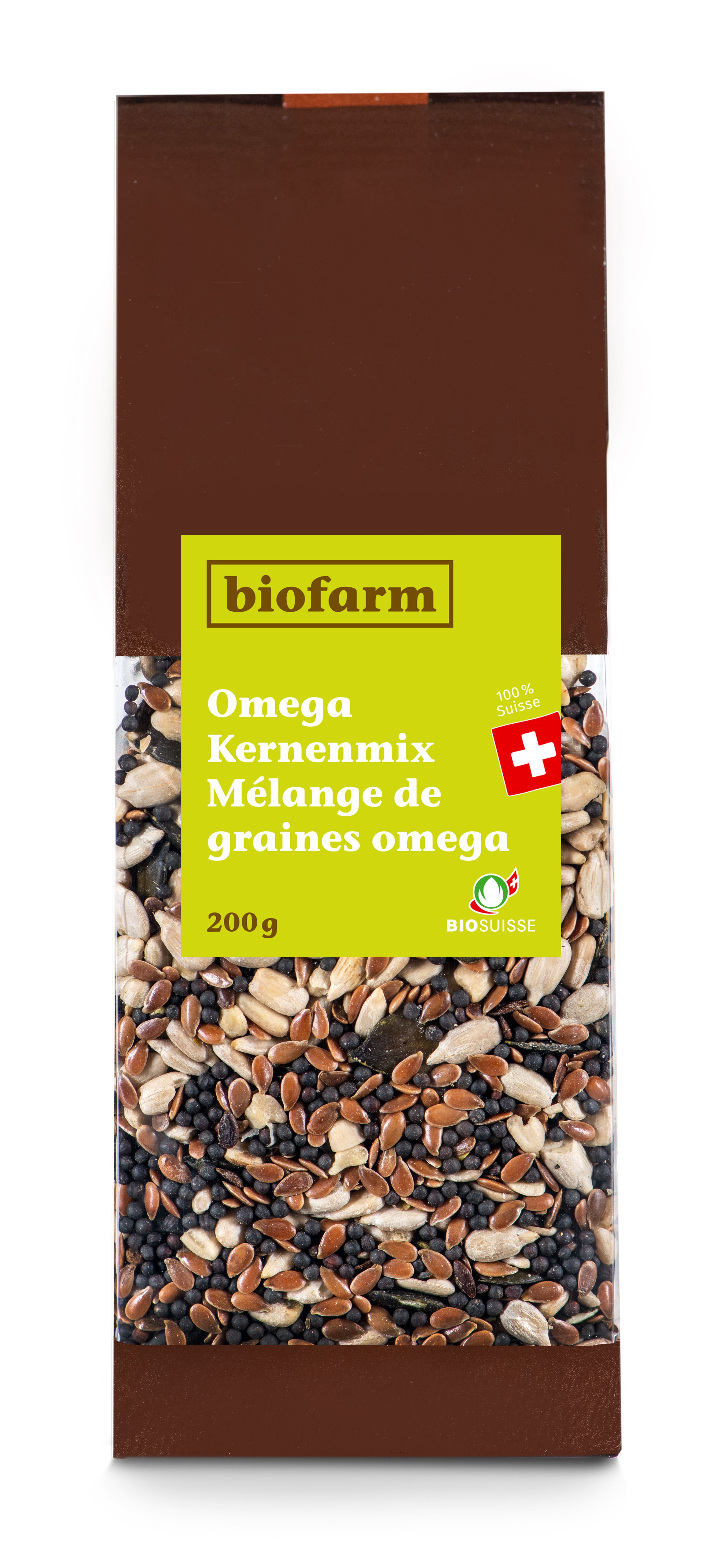 Image of Biofarm Omega Kernen-Mix Knospe CH Btl 200 g