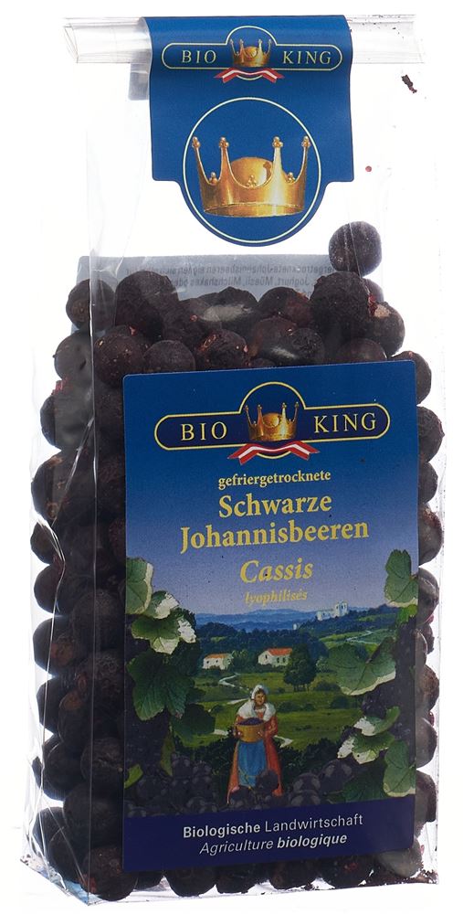 Image of BioKing Johannisbeeren schwarz gefriergetrocknet Bio Btl 50 g