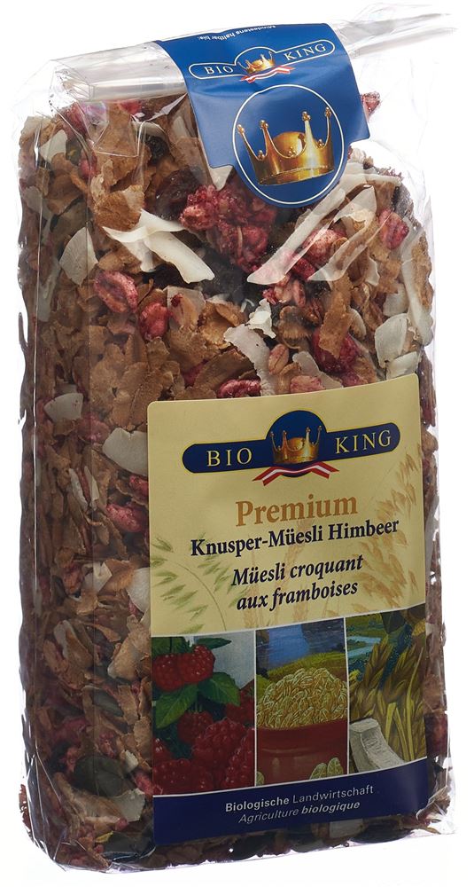 Image of BioKing Premium Knuspermüesli Himbeer Bio Btl 375 g