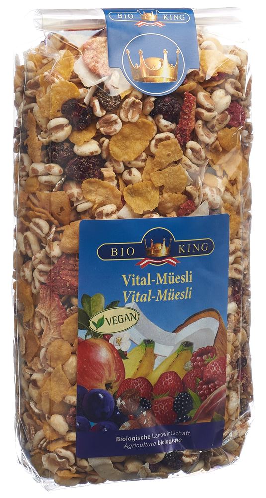 BioKing vital muesli bio bustina 375 g