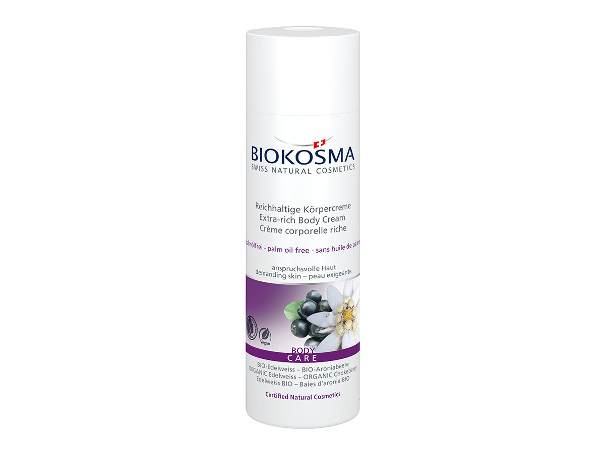 Biokosma Crème corporelle Edelweiss Baies d