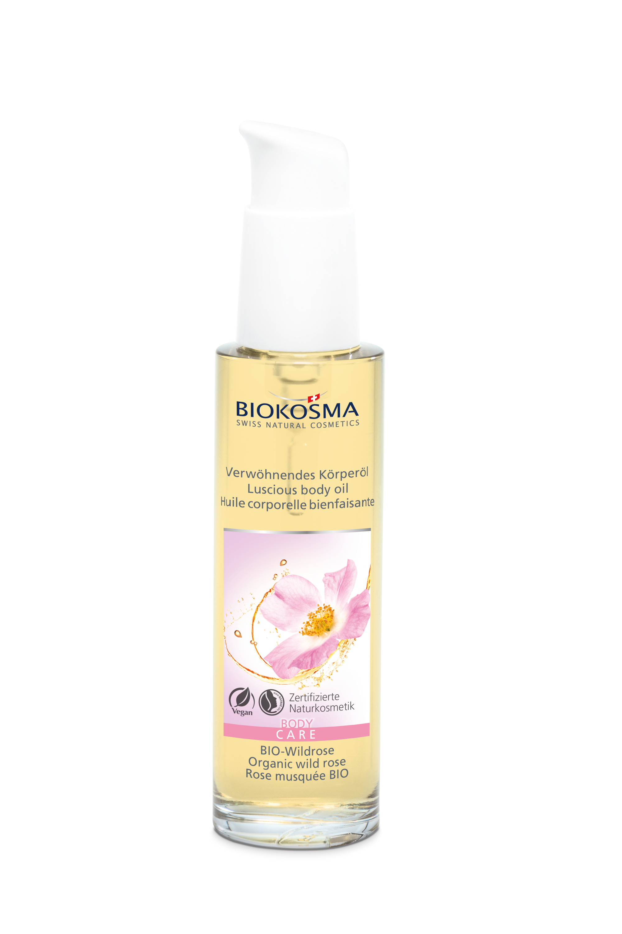 Biokosma Körperöl Wildrose BIO Disp 100 ml