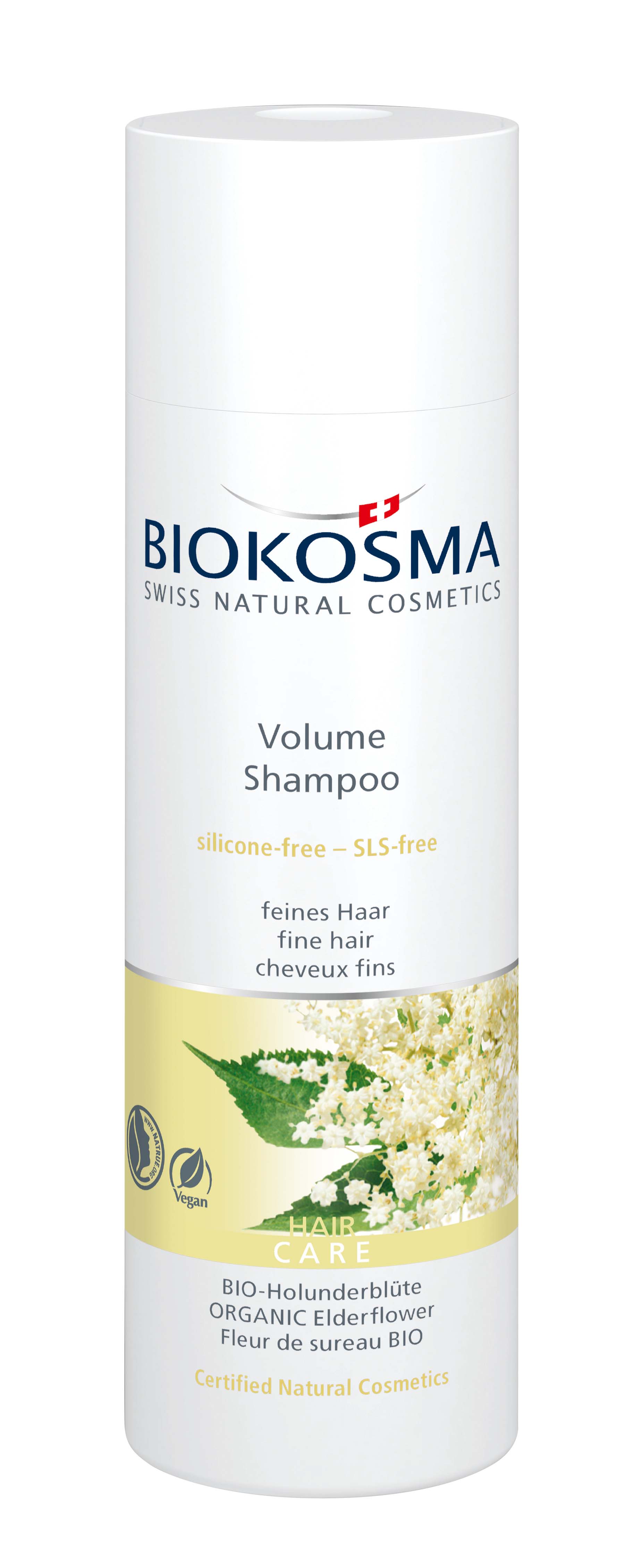 Image of Biokosma Shampoo Volume Holunderblüten BIO Fl 200 ml