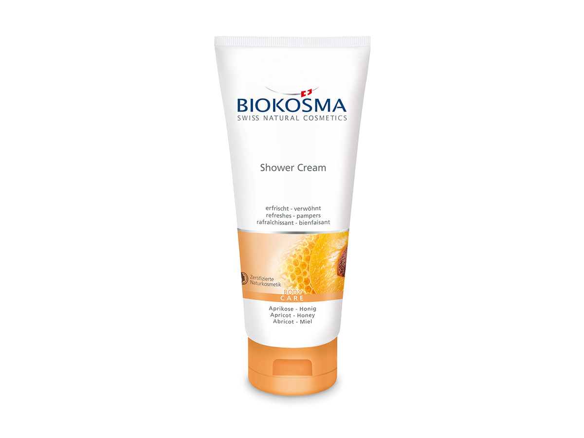 Biokosma Shower Cream Aprikose Honig BIO Tb 200 ml