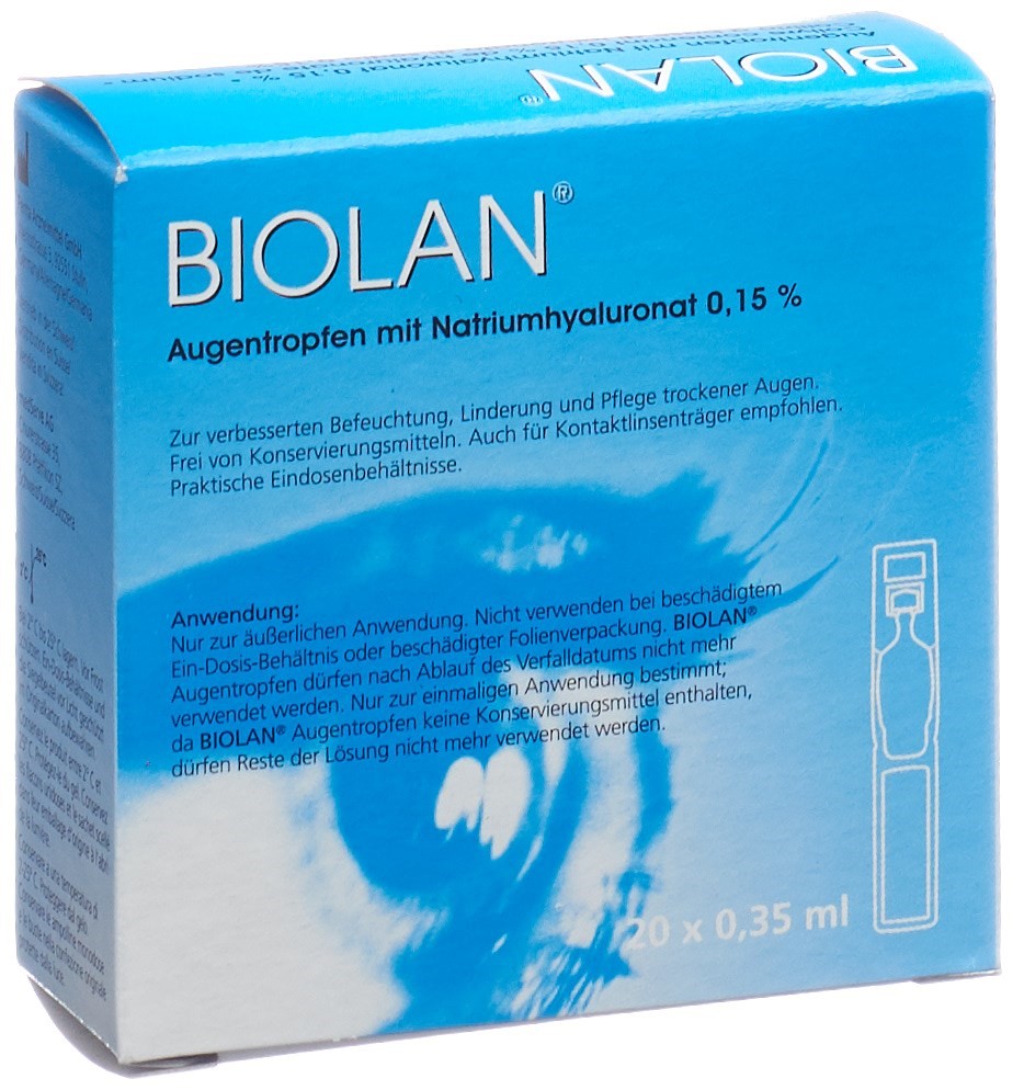 Image of Biolan Gtt Opht 20 Monodos 0.35 ml