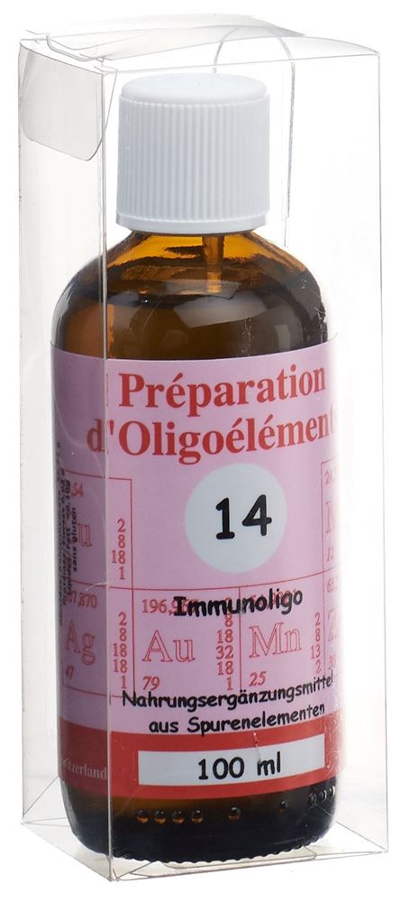 Image of Bioligo POE 14 Immunoligo Préparation d"oligoéléments/Sauge Fl 100 ml'