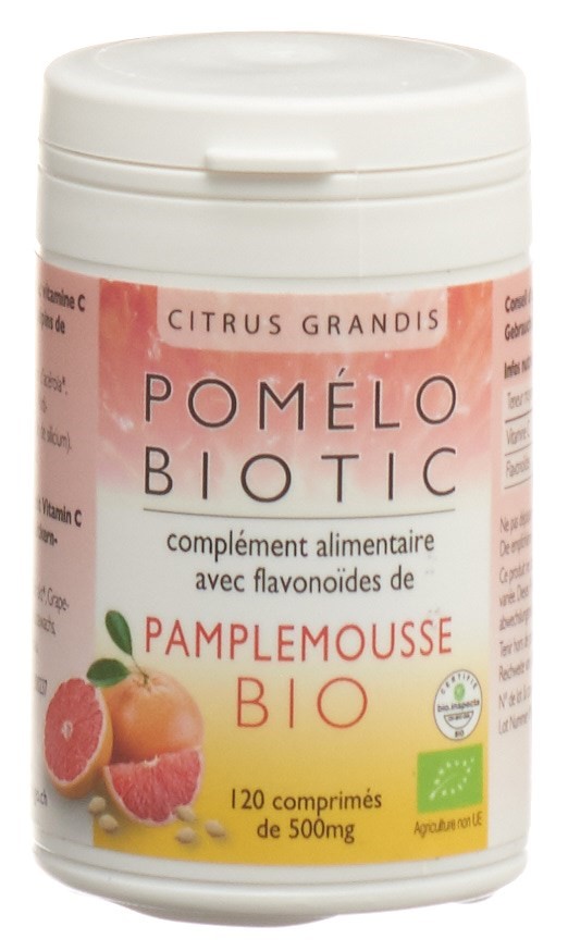 Image of Bioligo Pomélo Biotic Kaps BIO Extrait de Pépins de pamplemousse 120 Stk