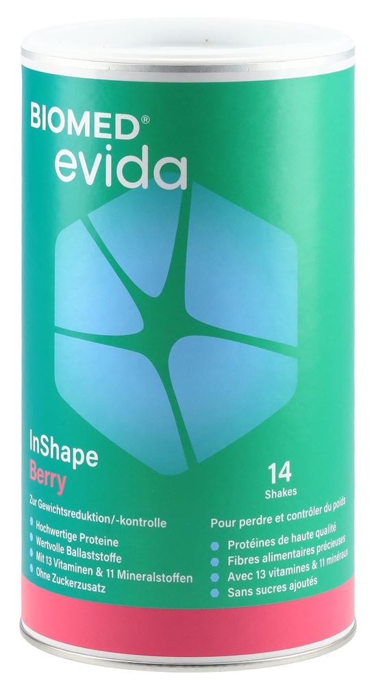inshape - Biomed Berry 420g,  Vanille, 420  g