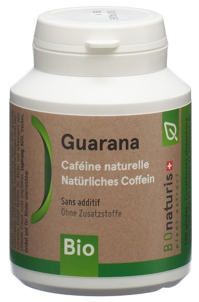 Image of BIOnaturis Guarana Kaps 350 mg Bio 180 Stk