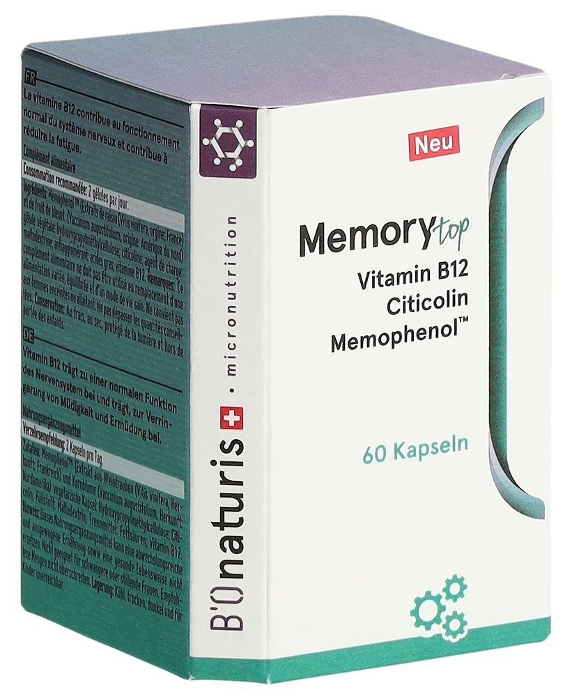 BIOnaturis Memory Top Kaps Ds 60 Stk