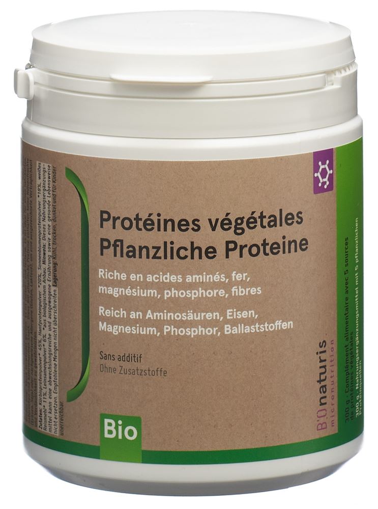 BIOnaturis Pflanzliche Proteine Pulver Ds 300 g