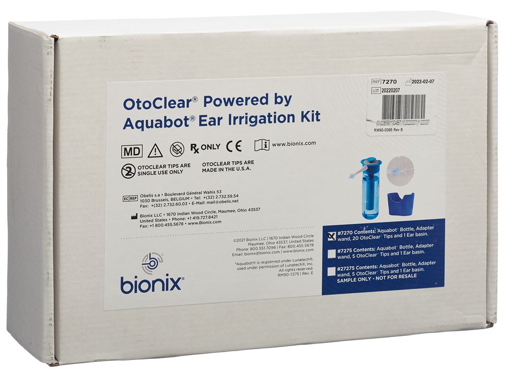 Bionix OtoClear Aquabot Kit nettoyant auriculaire