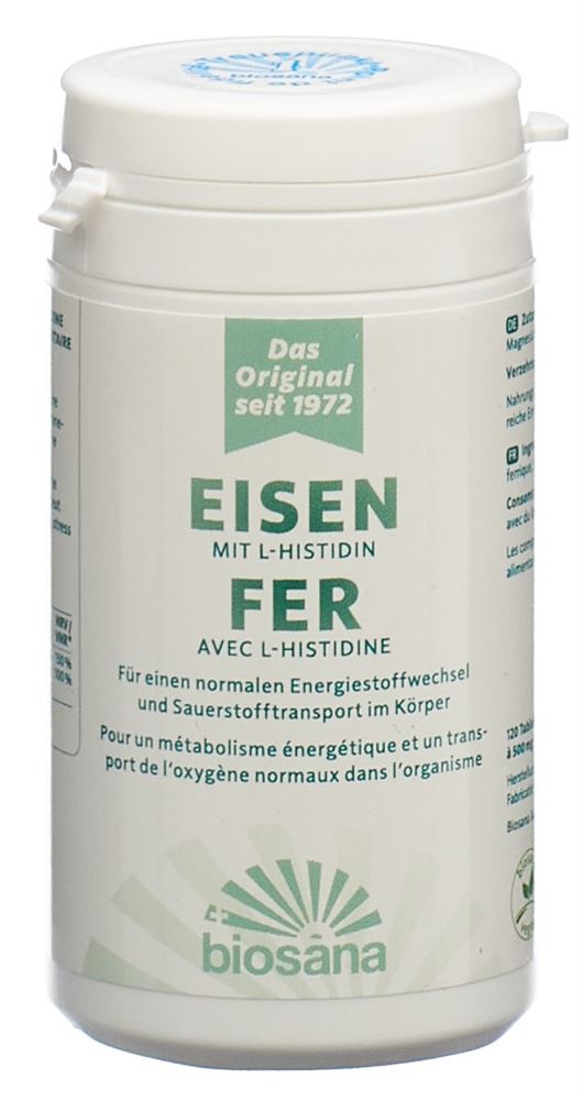 Image of Biosana Eisen mit L-Histidin Tabl Ds 120 Stk