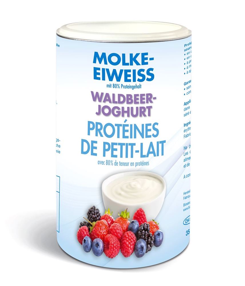 Image of Biosana Molke Eiweiss Plv Waldbeer-Joghurt Ds 350 g