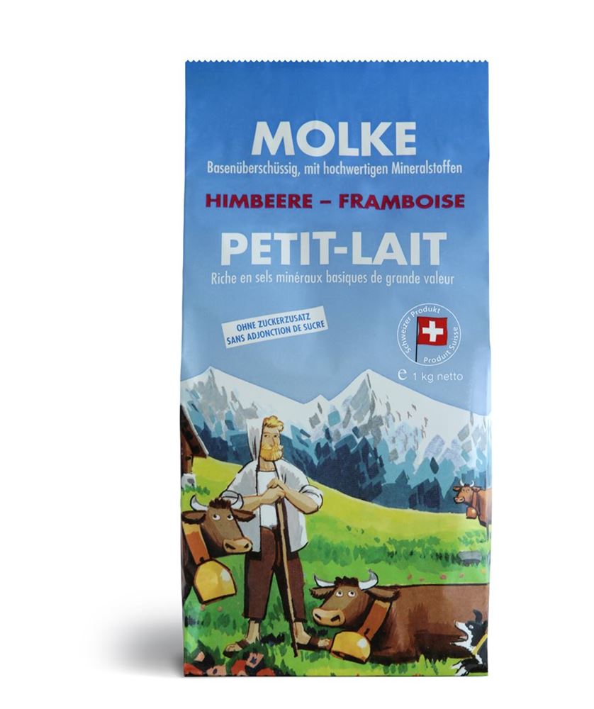Biosana Molke Plv Himbeer refill Btl 1 kg