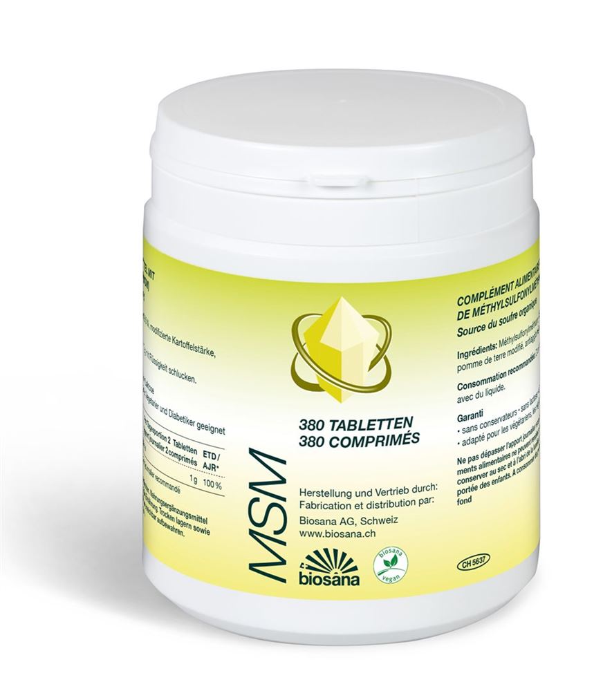 Image of Biosana MSM Tabl Ds 380 Stk