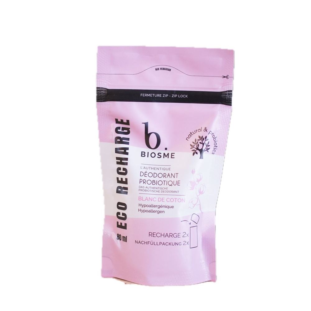 Image of Biosme Deodorant probiotisch Blanc de coton Nachfüllpackung Fl 80 ml