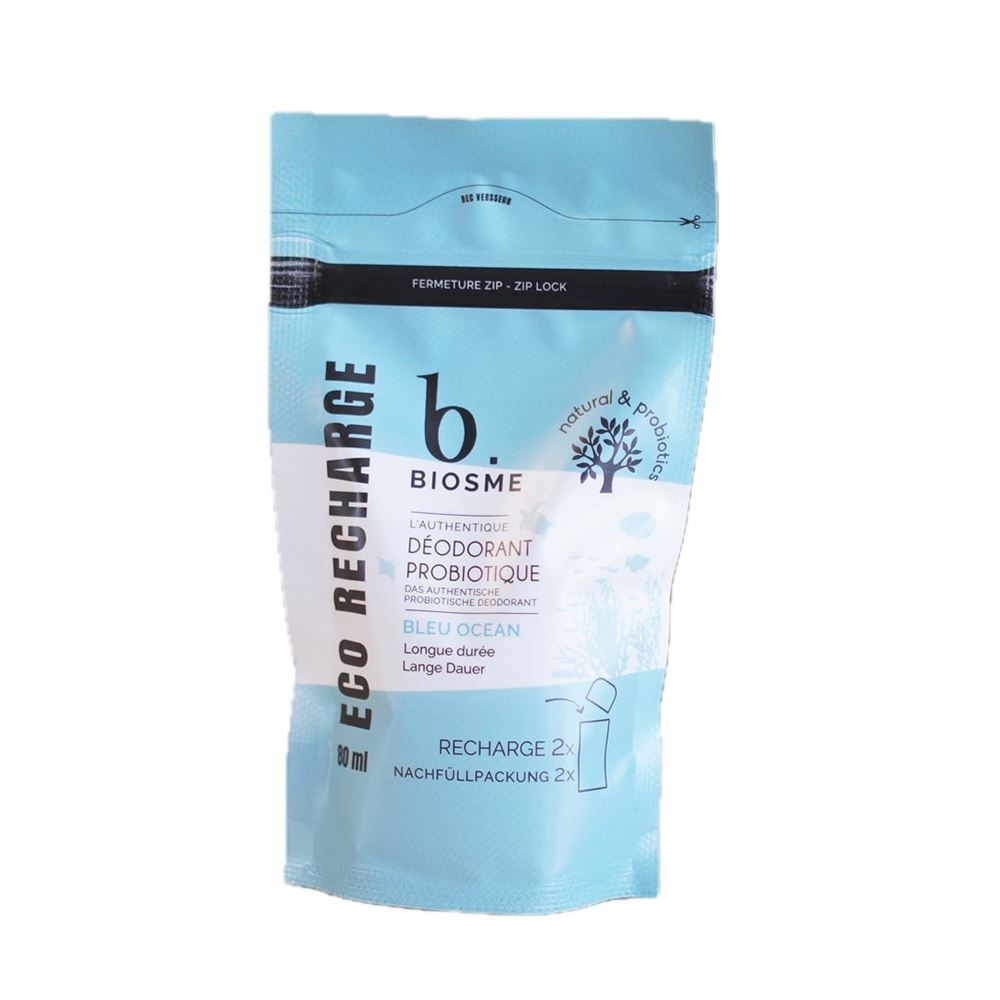 Image of Biosme Deodorant probiotisch Bleu océan Nachfüllpackung Fl 80 ml