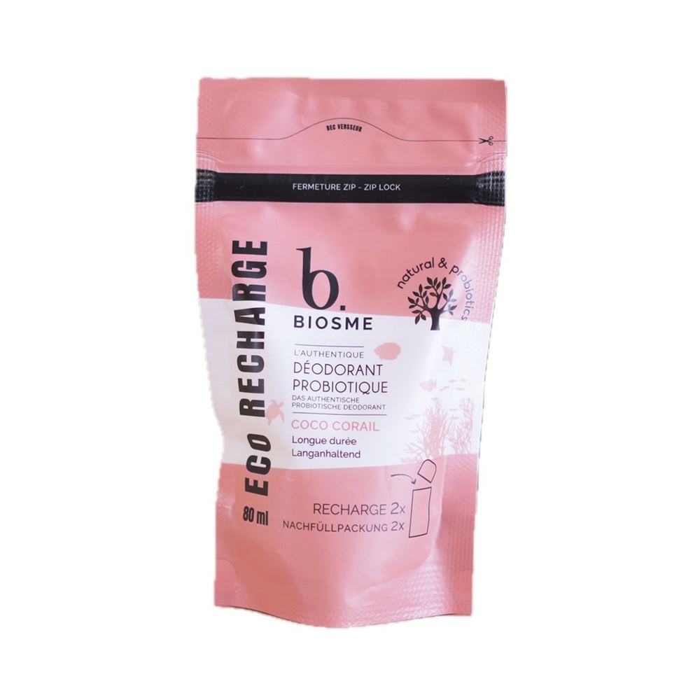 Image of Biosme Deodorant probiotisch Coco corail Nachfüllpackung Fl 80 ml