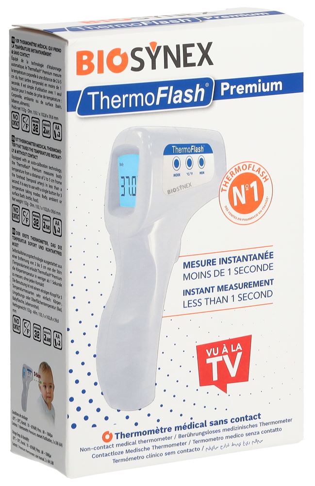 Image of Biosynex ThermoFlash Medizinisches Thermometer Premium kontaktos