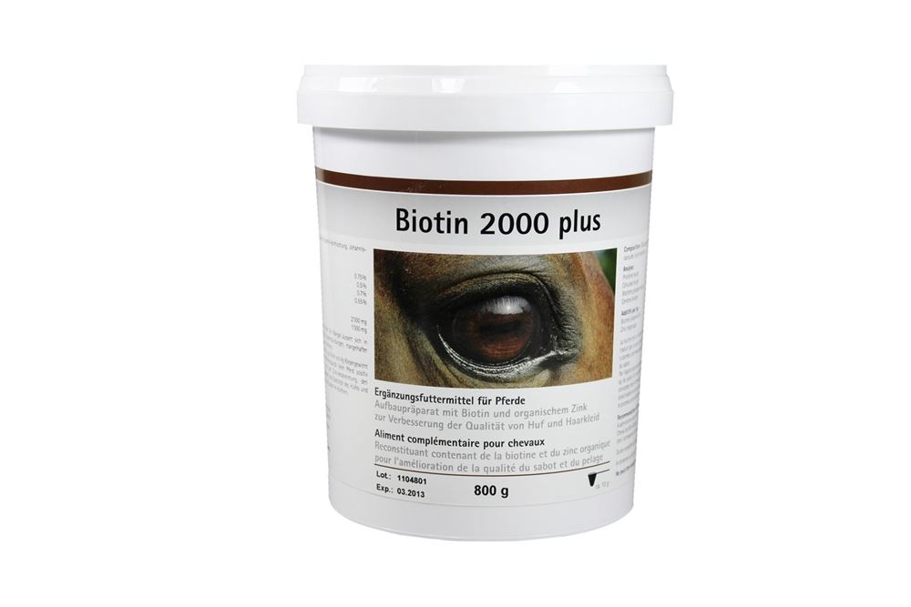 Image of Biotin 2000 plus Ergänzungsfutter Pferde 800 g