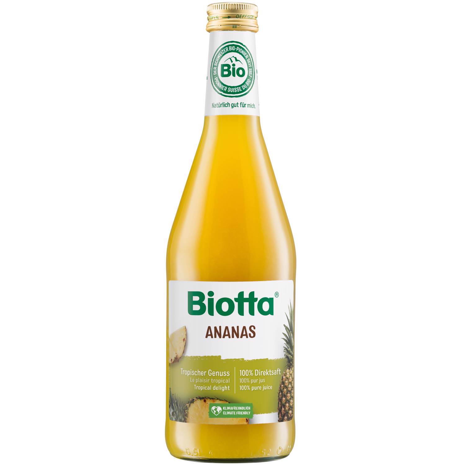 Biotta Ananas Bio Fl 5 dl | Säfte | Frühstücksgetränke & Tee | Ernährung & Sport | Frucht und Gemüsesäfte | Säure-Basen Balance