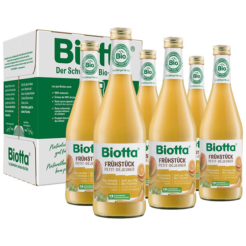 Image of Biotta Frühstück Bio 6 Fl 5 dl