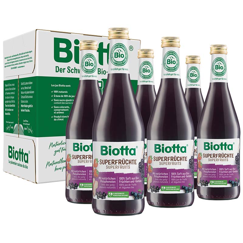 Image of Biotta Superfrüchte Bio 6 Fl 5 dl