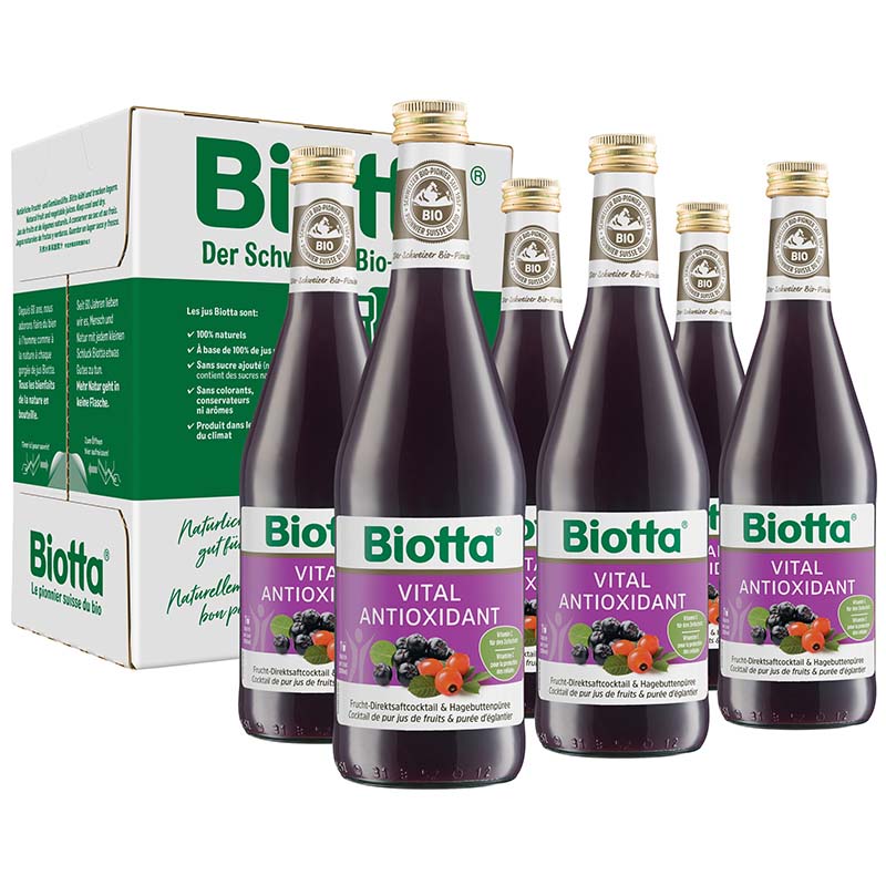 Image of Biotta Vital Antioxidant 6 Fl 5 dl