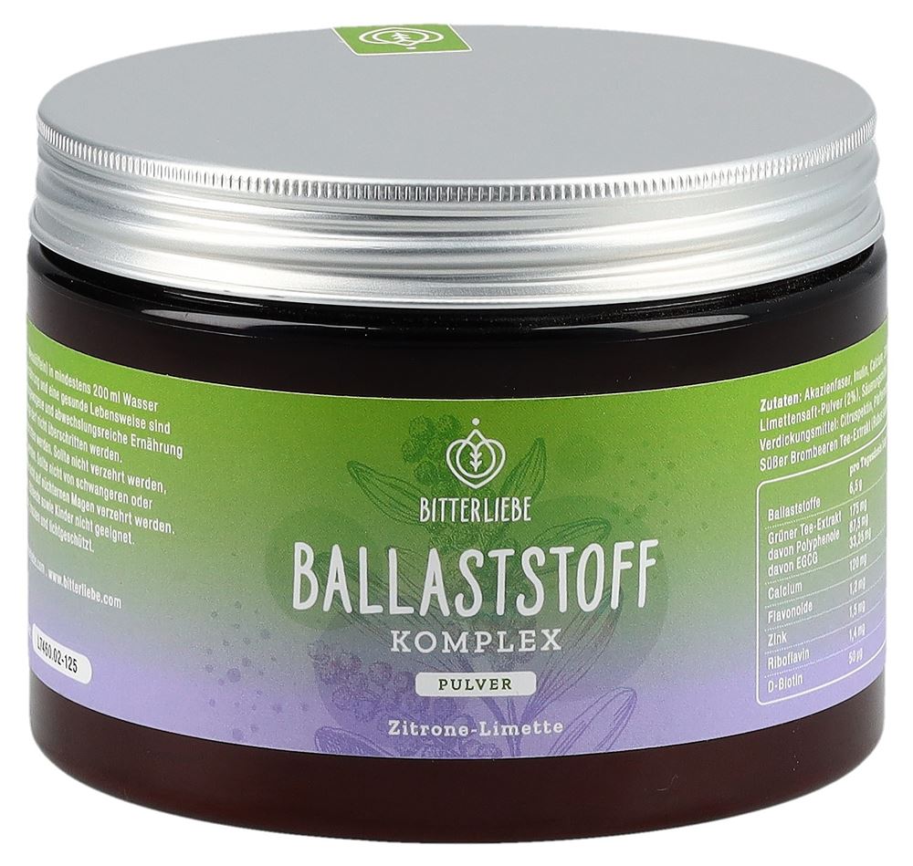 Bitterliebe Ballaststoff Komplex Plv Zitrone Limette Ds 300 g