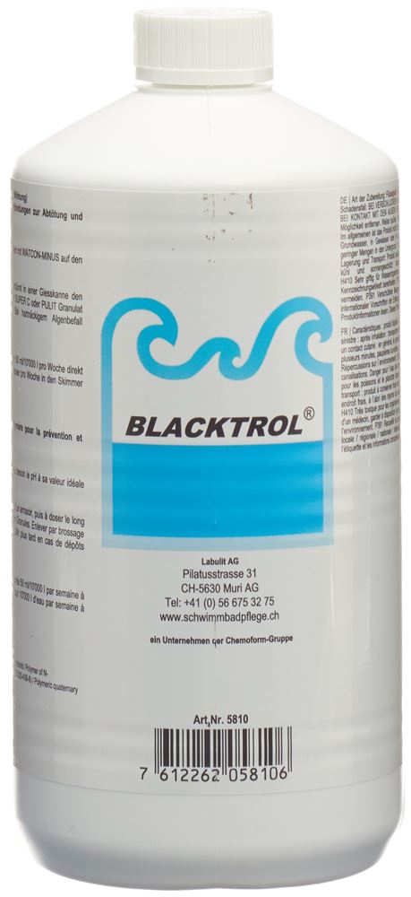 Blacktrol attivatore/algicida liquido 1 lt