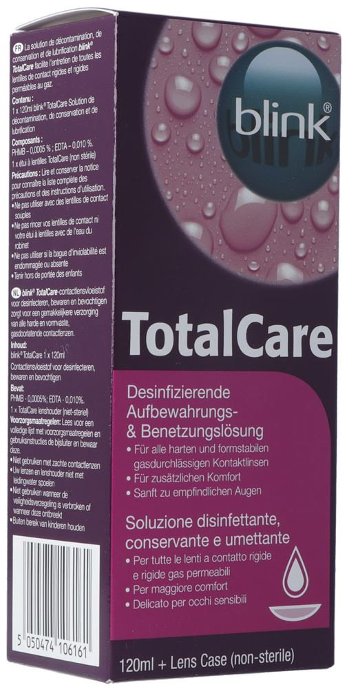 blink TotalCare solution + Lensecase fl 120 ml