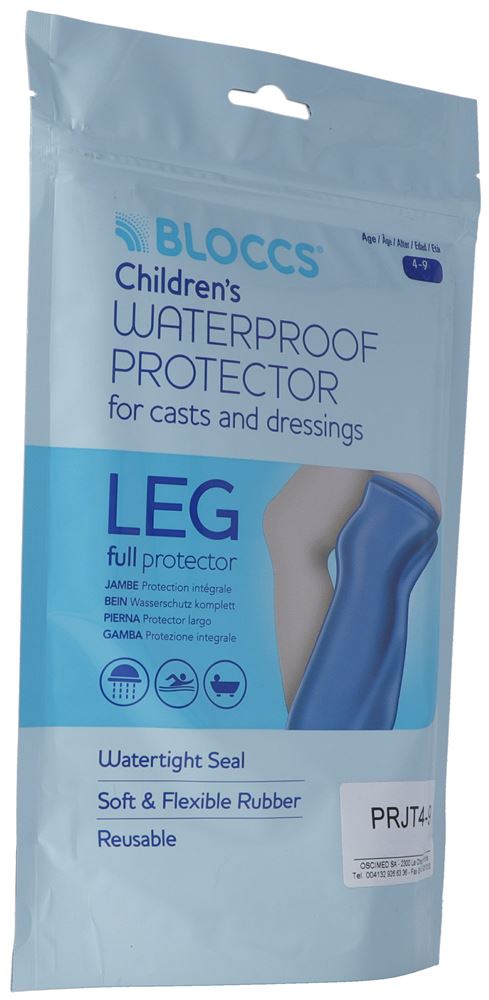 Image of Bloccs Bad und Dusch Wasserschutz für für das Bein 27-45+/69cm Kind