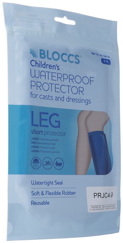Image of Bloccs Bad und Dusche Wasserschutz für das Bein 21-34+/41cm Kind