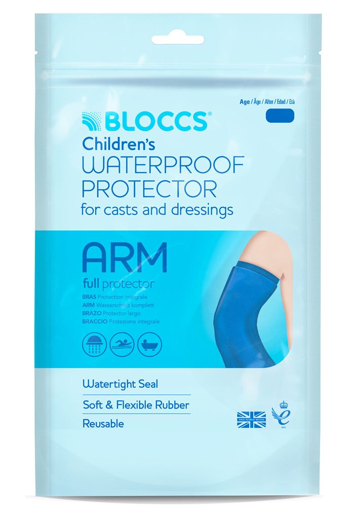Bloccs protezione impermeabile per bagno braccio 20-33/53cm bambino