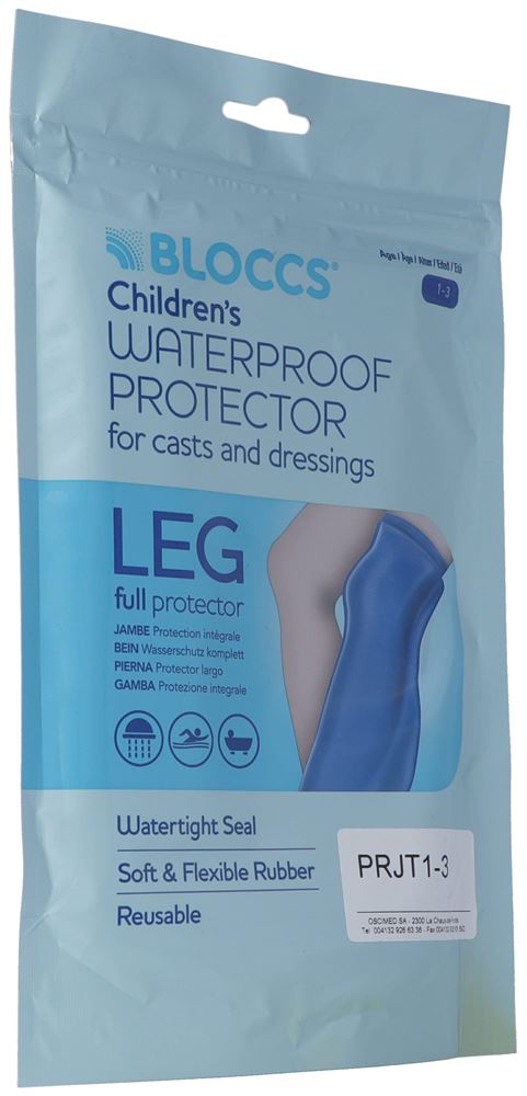 Image of Bloccs Bad und Dusche Wasserschutz für das Bein 24-40/53.5cm Kind